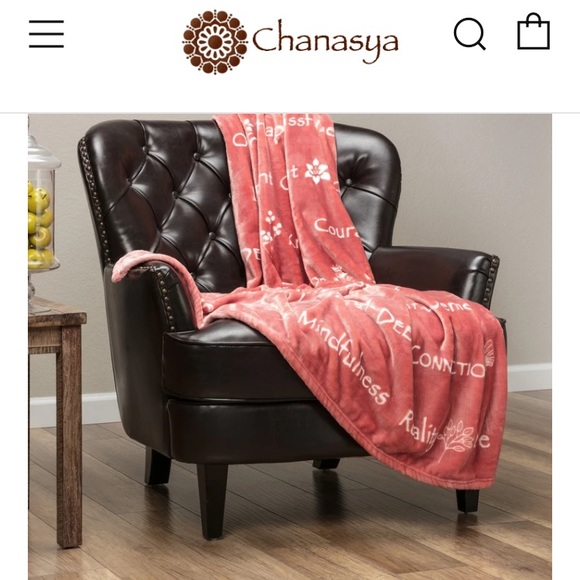 Chanasya Other - Super Plush Chanasya Rose Tan Throw Blanket
